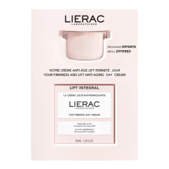 lierac lift integral | cofanetto crema giorno + ricarica omaggio | 2x50 ml