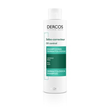 vichy dercos - sebo regolatore - shampoo trattante capelli grassi 200 ml
