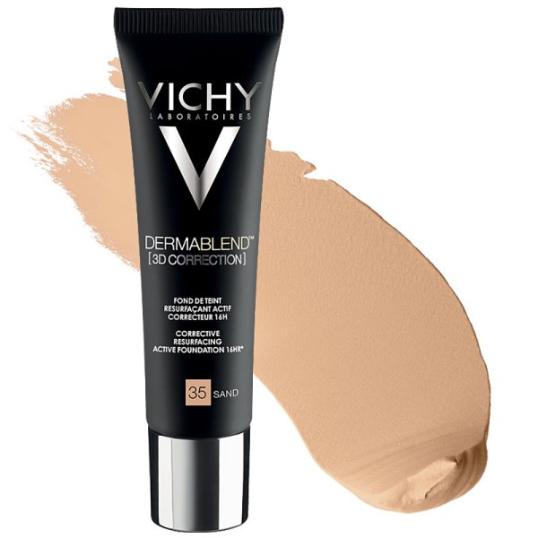 Vichy Vichy Dermablend 3d Correction Fondotinta Correttore Pelle Grassa 16h Colore Sand 35 30ml