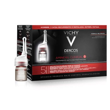 vichy dercos - aminexil trattamento intensive anticaduta uomo 42 fiale x 6 ml