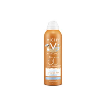 vichy capital soleil spray solare anti-sabbia per bambini spf 50+ 200ml