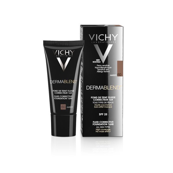 VICHY DERMABLEND Fondotinta correttore fluido 16H - AMBER 60 - 30ml