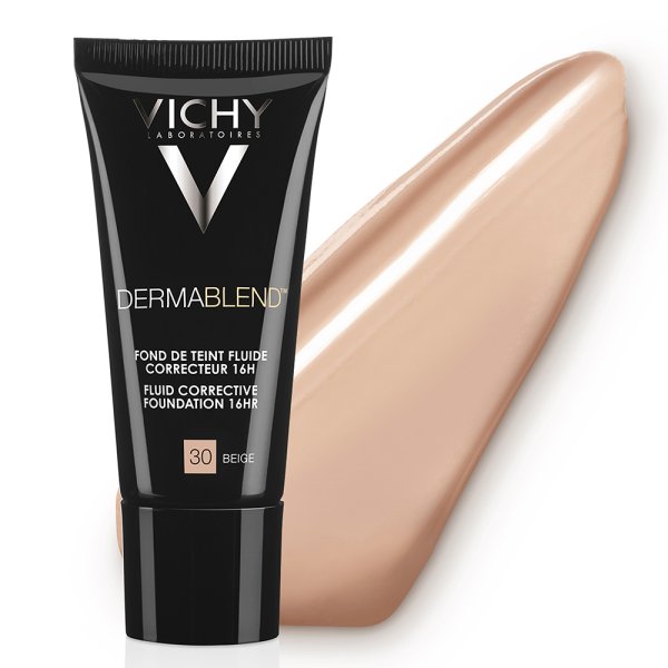 Vichy Dermablend Fondotinta Correttore Fluido 16h - Beige 30 - 30ml
