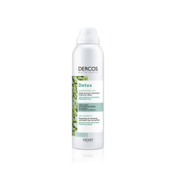 vichy dercos - nutrients detox shampoo secco per capelli grassi 150 ml