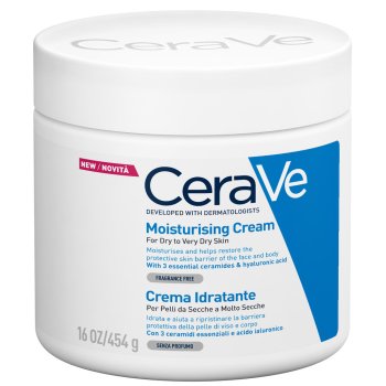 cerave crema idratante viso e corpo pelli da secche a molto secche 454g