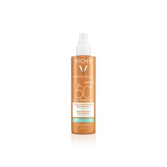 vichy capital soleil spf 50+ beach protect spray solare anti-disidratazione 200ml
