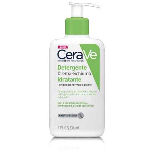 Cerave Cream To Foam Cleanser - Detergente Crema-Schiuma Idratante 236ml