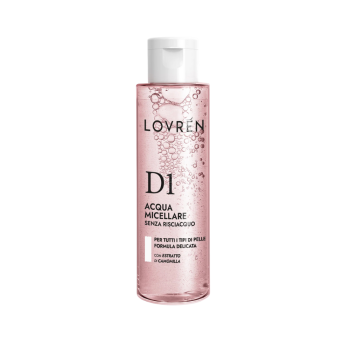 lovrèn d1 acqua micellare | detergente delicato viso | 100 ml