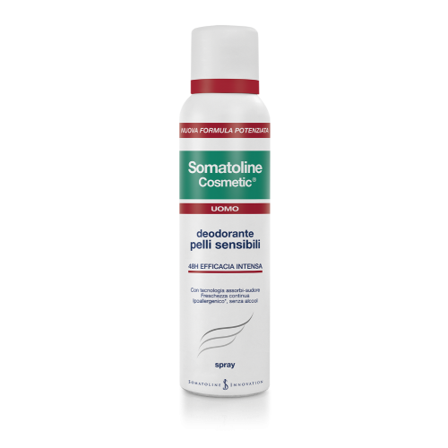 Somatoline Cosmetic Deodorante Uomo Pelli Sensibili Spray 150ml