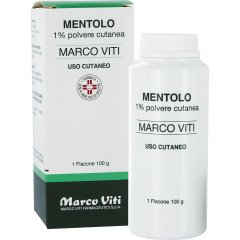 marco viti - talco mentolato assorbente rinfrescante lenitivo e protettivo 100gr