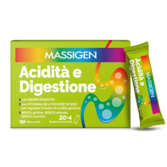 massigen acidità e digestione 24 stick orosolubili 