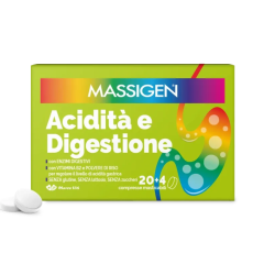 massigen acidità e digestione 24 compresse masticabili