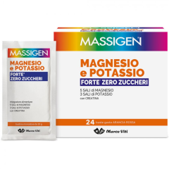 massigen magnesio e potassio forte zero zucchero 24 bustine 