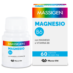 Massigen Magnesio E Vitamina B6 - 60 Capsule