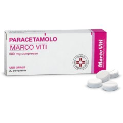 marco viti - paracetamolo 500mg 20 compresse 
