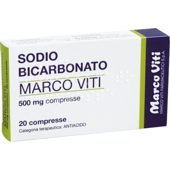 sodio bicarbonato 20 compresse 500mg