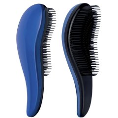 trouss milano - spazzola districante per capelli ricci o lisci colore nero-blu