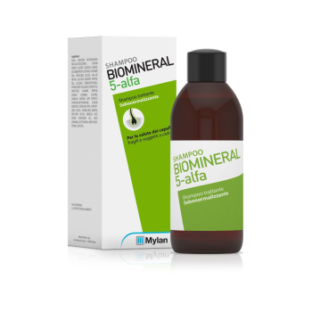 biomineral 5 alfa shampoo trattante sebonormalizzante 200ml