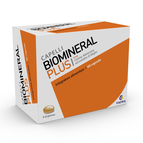 Biomineral Plus Integratore Vitaminico-Minerale Con Cistina E Metionina Per I Capelli 60 Capsule