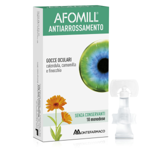 Afomill Antiarrossamento Gocce Oculari 10 Contenitori Monodose 