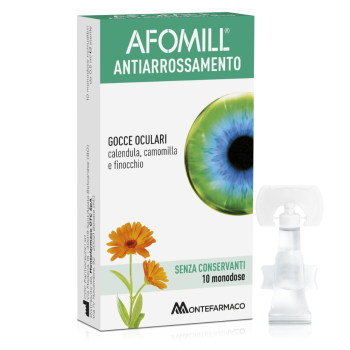 afomill antiarrossamento gocce oculari 10 contenitori monodose 