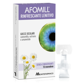 afomill rinfrescante lenitivo gocce oculari 10 contenitori monodose 