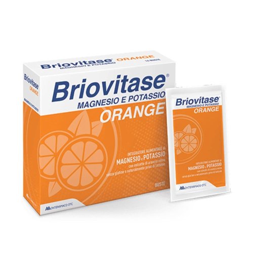 Briovitase Orange Integratore Di Magnesio E Potassio Gusto Arancia Rossa Di Sicilia 30 Bustine