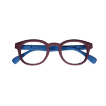iristyle denim borgogna occhiali da lettura premontati diottria 1,5