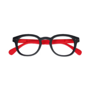 iristyle denim nero occhiali da lettura premontati diottria 1,5