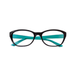 iristyle occhiali premontati da lettura manhattan black-green +3,5