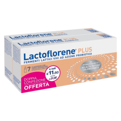 lactoflorene plus integratore di fermenti lattici bipack 2 x 7 flaconcini