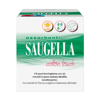 saugella assorbenti giorno cotton touch 14 pezzi