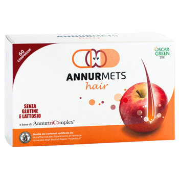 annurmets hair | integratore crescita e rinfoltimento capelli | 60 compresse