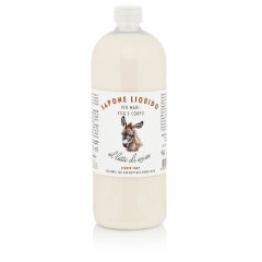 delicato d'asina - ricarica sapone liquido al latte d'asina 1 litro