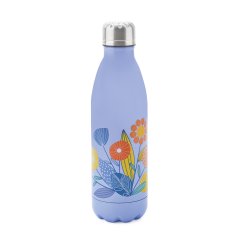 neavita - twice bottiglia acciaio thermos indaco 750ml