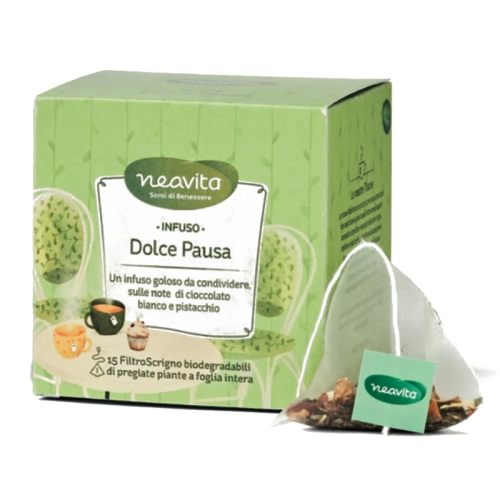 Neavita - Tisana Dolce Pausa Infuso Al Cioccolato Bianco E Pistacchio 15 Filtroscrigno