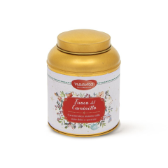 neavita - caddy natale rosso infuso fuoco del caminetto 110g