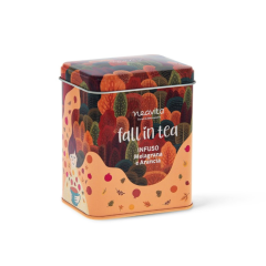 neavita - cubo in latta fall in tea infuso melagrana e arancia 10 filtri 3,5g