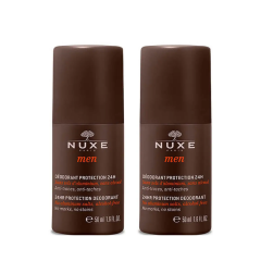 Nuxe Men Deodorante Uomo Protezione 24h Roll-On Duo 2 x 50ml Confezione Doppia
