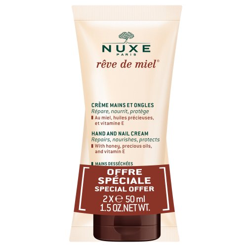 Nuxe Reve De Miel Crema Mani E Unghie Idratante E Riparatrice Confezione Doppia 2 x 50ml