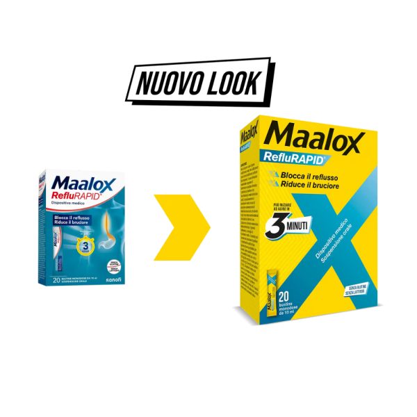 Maalox Reflurapid 20 Bustine