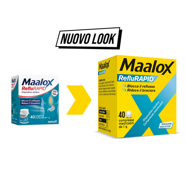 Maalox Reflurapid 40 Compresse Masticabili