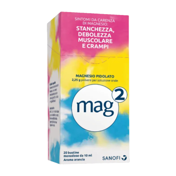 mag 2 soluzione orale 20 bustine 1,5g/10ml