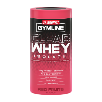enervit gymline clear whey proteine isolate frutti rossi 480g