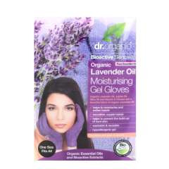 dr organic - lavender moisturising gel gloves guanti idratanti alla lavanda