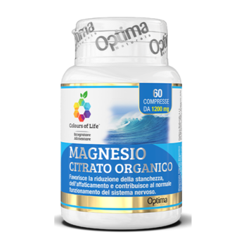 optima colours of life - magnesio citrato organico 60 compresse