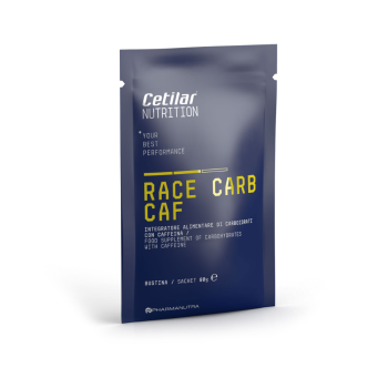 cetilar nutrition race carb caf - integratore alimentare di carboidrati con caffeina 80g