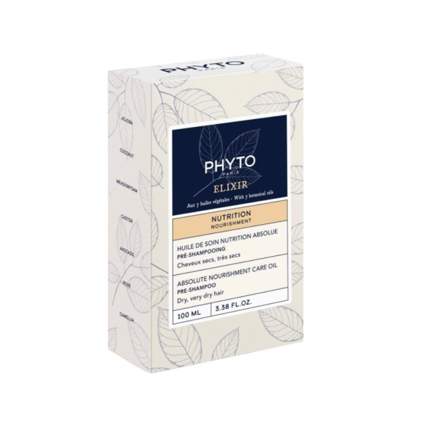 Phyto Elixir Nutrition Olio Nutriente Assoluto Per Capelli Secchi E Molto Secchi 100ml 