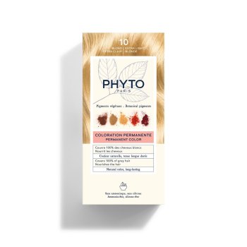 phyto phytocolor kit colorazione permanente capelli n.10 biondo chiarissimo extra