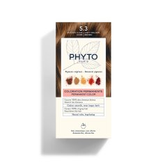 phyto phytocolor kit colorazione permanente capelli n.5,3 castano chiaro dorato